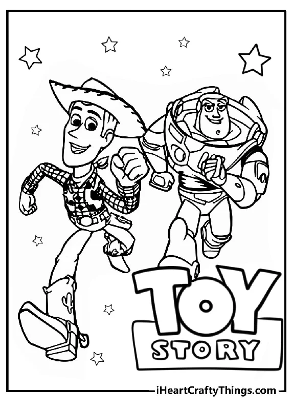 Woody Coloring Book - 31 pages