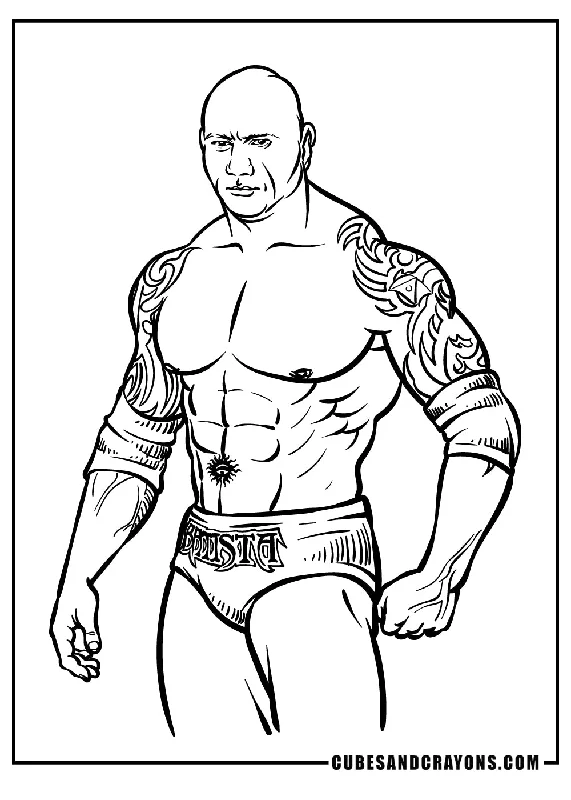 WWE Coloring Book - 15 pages