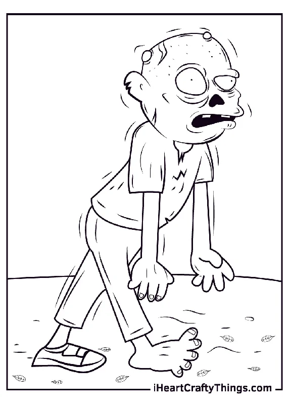 Zombie Coloring Book - 15 pages