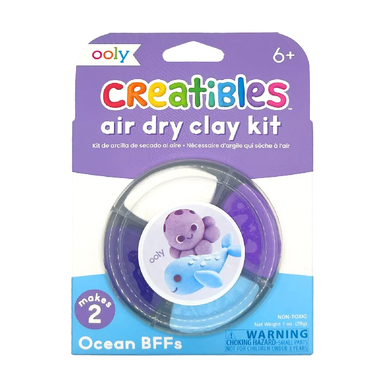 Creatibles Mini Air Dry Clay Kit - Ocean BFFs