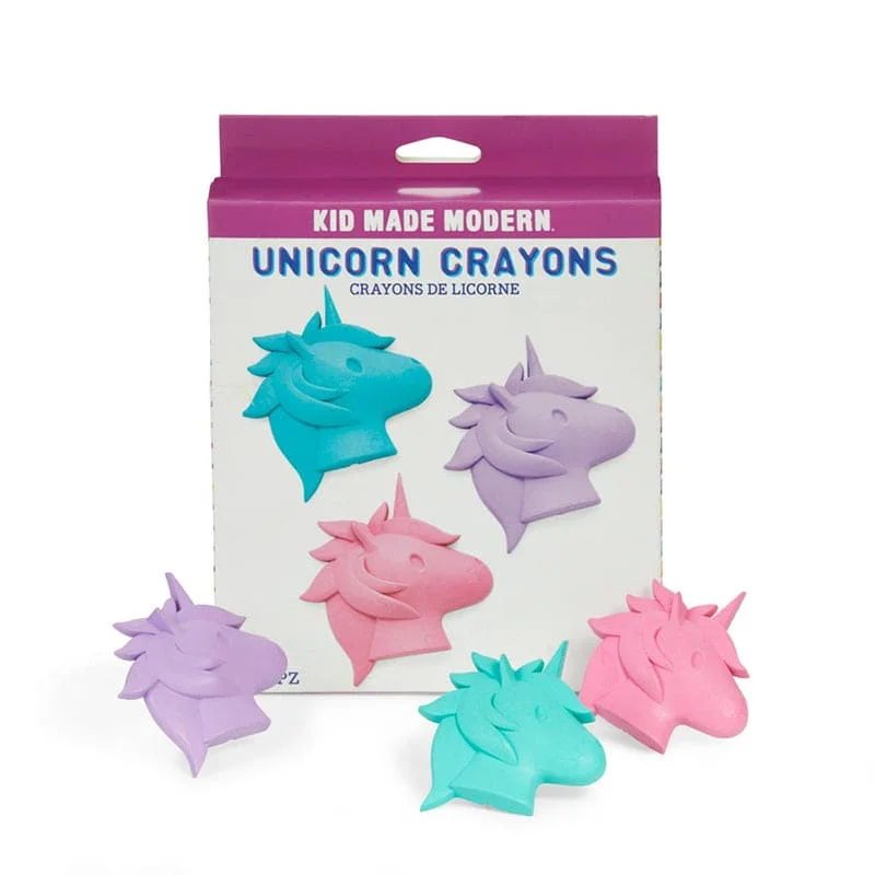 Kid Made Modern Unicorn Crayons Set of 3 - Multicolour