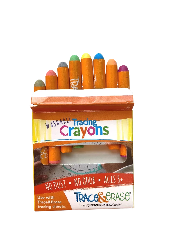 Trace & Erase Chalk Tracing Crayons- 8 pack