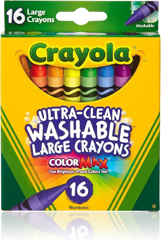 Crayola Ultra-Clean Washable Crayons Pack of 16 523281