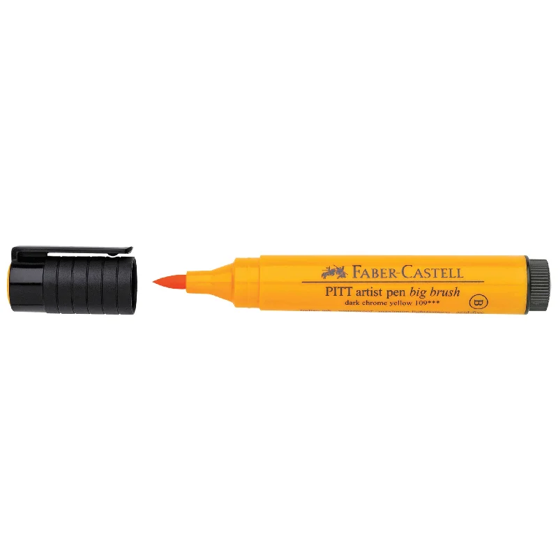 Pitt Artist Pen, Big Brush - #109 Dark Chrome Yellow - #167609