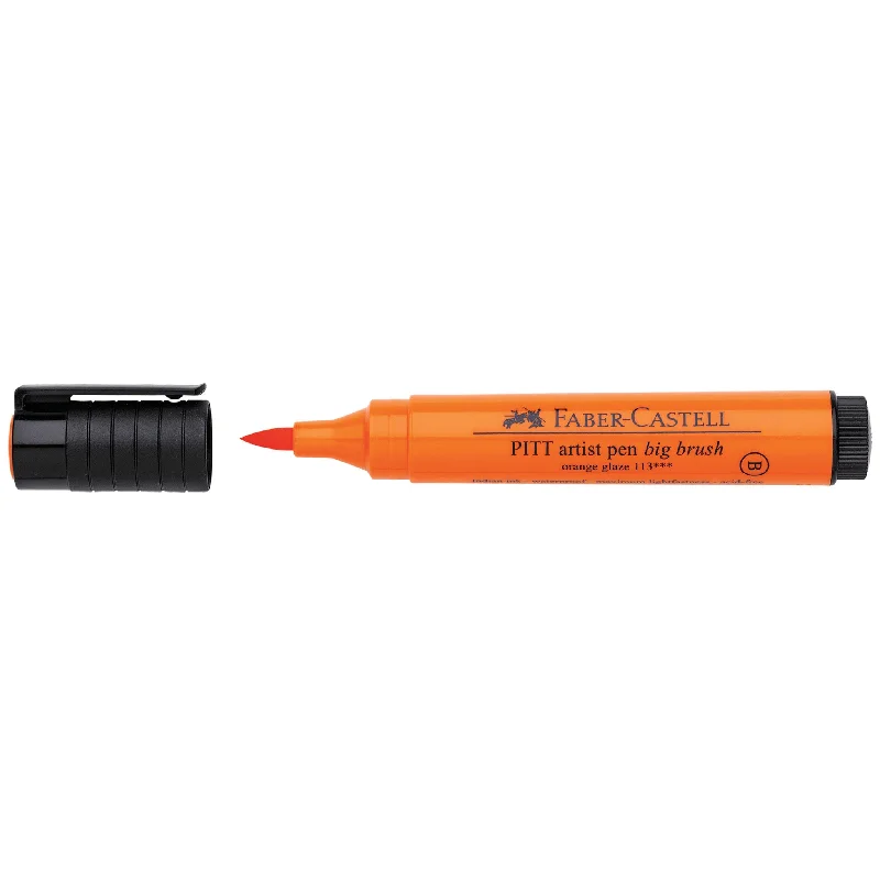 Pitt Artist Pen, Big Brush - #113 Orange Glaze - #167613