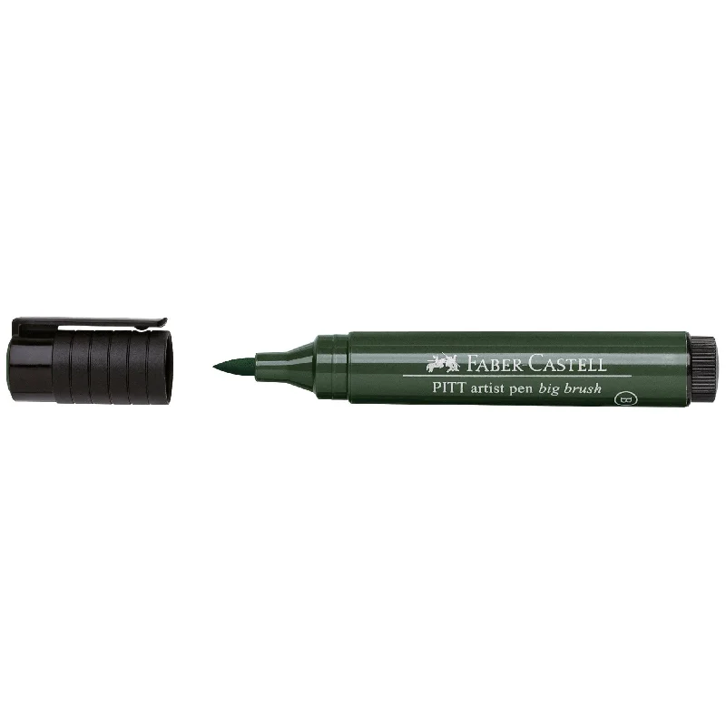 Pitt Artist Pen,  Big Brush - #278 Chrome Oxide Green - #167878