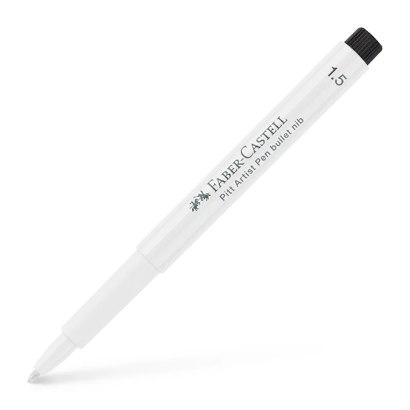 Pitt Artist Pen, 1.5mm Bullet - #101 White - #167893