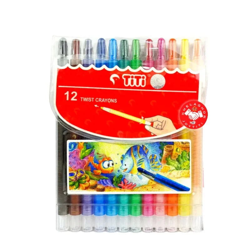 Titi Twist Oil Pastel Crayons 12 Assorted Colors