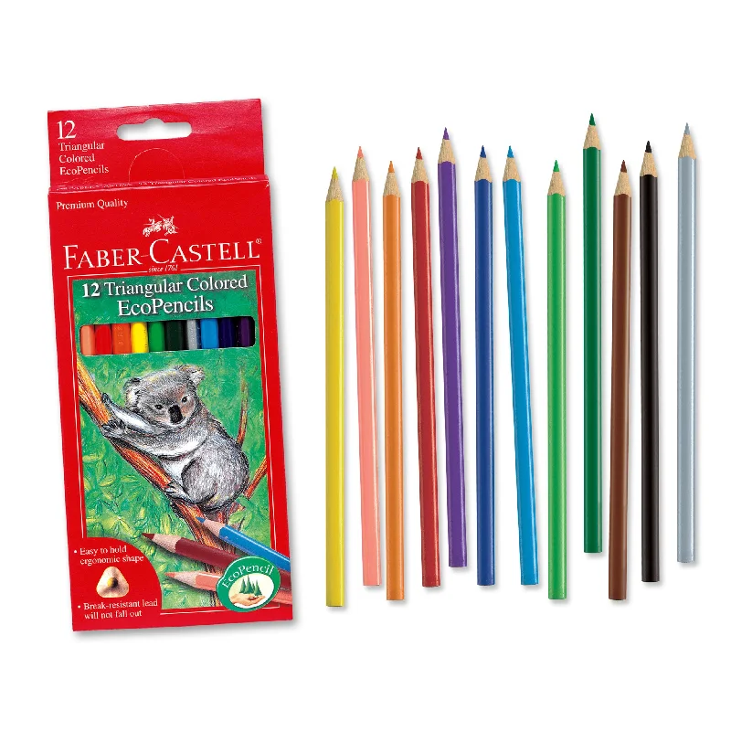 12 Triangular Colored EcoPencils - #9120512